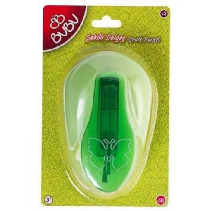 3E Grup - Bubu 3 (7,6 Cm) Xxl Şekilli Delgeç Kelebek De0015