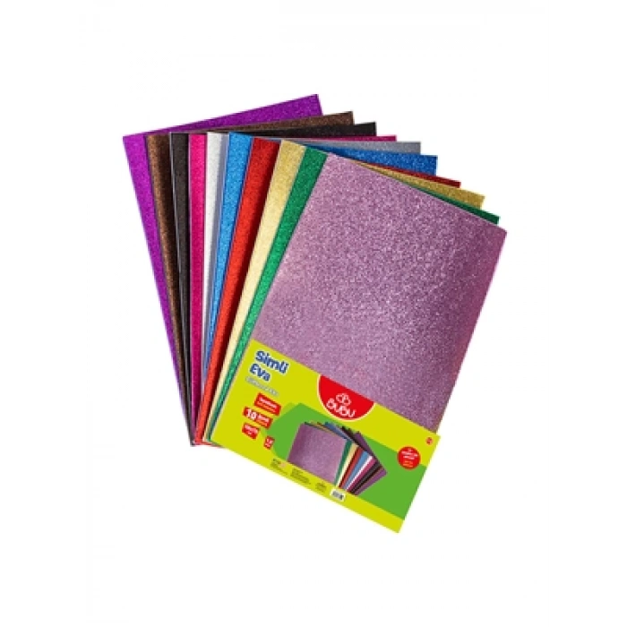 3E Grup - Bubu 50x70 Cm 1.8 Mm Simli Yapışkanlı Eva 10 Renk Ev0020