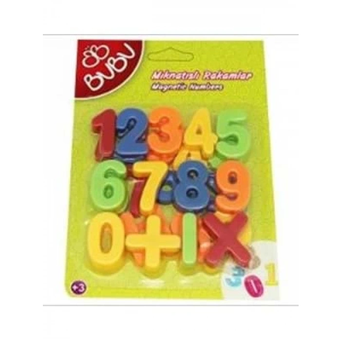 3E Grup - Bubu Mıknatıslı Rakam 25 Parça Bubu00083