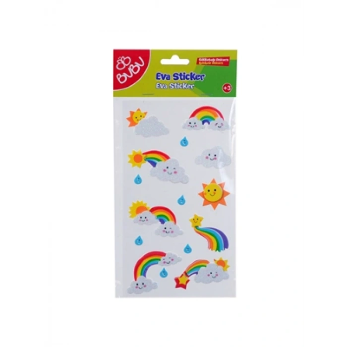 3E Grup - Bubu Unıcorn Sticker Set Sts049(sts0144-sts0145-sts0146-sts0147)