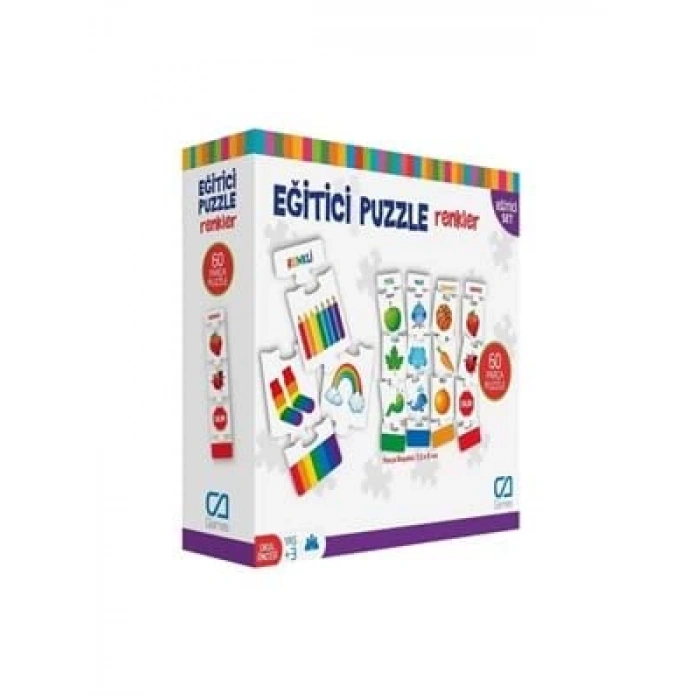 3E Grup - Ca 60 Parça Eğitici Puzzle Renkler Ca.5029