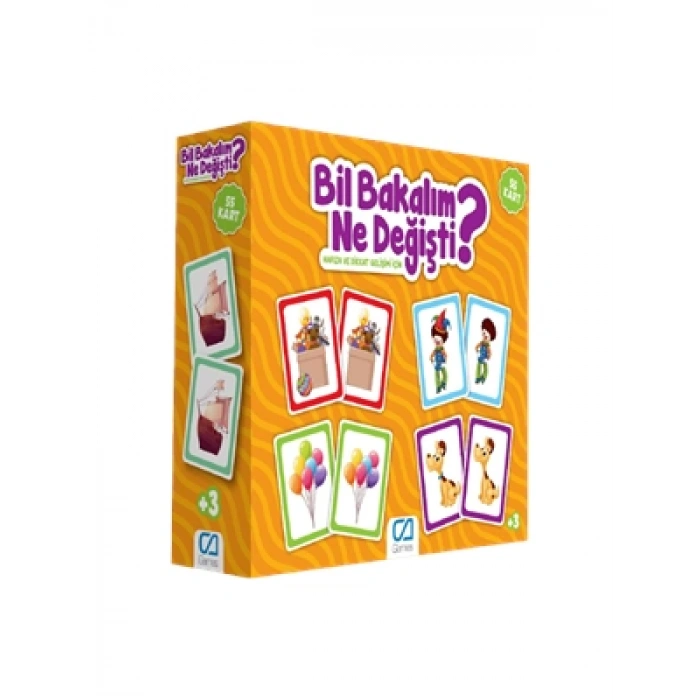 3E Grup - Ca Bil Bakalım Ne Değişti? 55 Kart Ca.5109