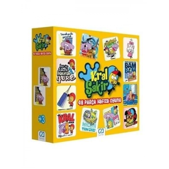 3E Grup - Ca Kral Şakir 48 Parça Hafıza Oyunu Ca.5112