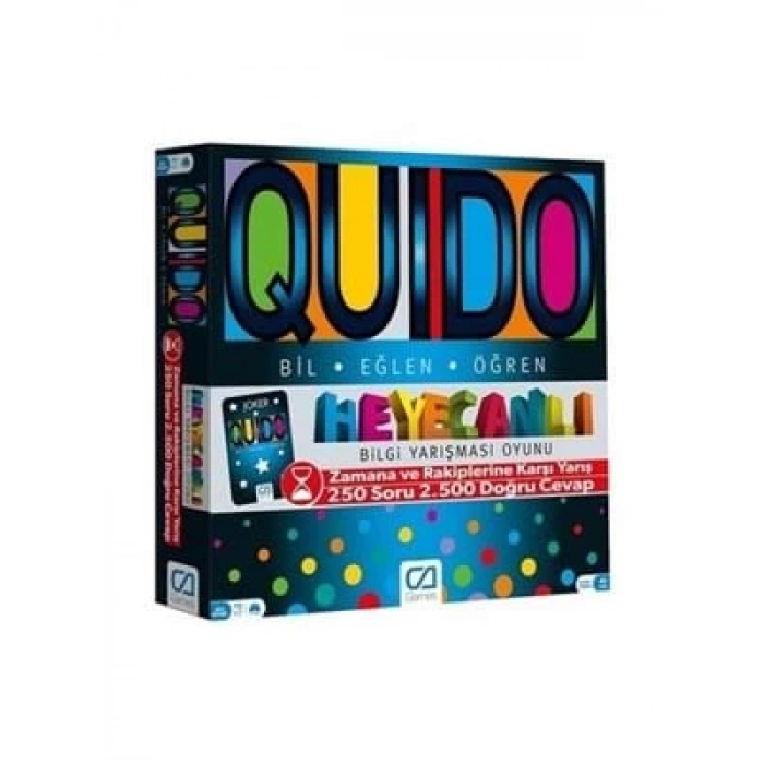 3E Grup - Ca Quido Heyecanlı Bilgi Yarışması Oyunu Ca.5046