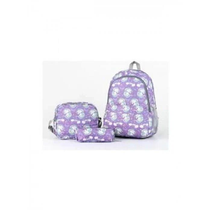 3E Grup - Cambridge Polo Club Sırt Çantası+beslenme+kalemlik Set Plcan2079.341