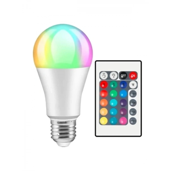 3E Grup - Cata Ct-4058 9w Uzaktan Kumandalı Rgb 850 Lm Beyaz Ampul