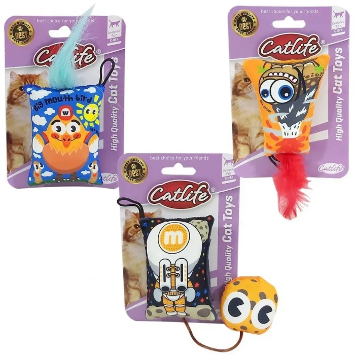 3E Grup - Catlife Hışırtılı Kraft Kedi Oyuncağı 9 cm