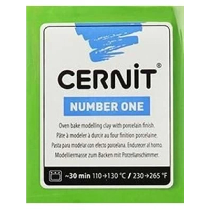 3E Grup - Cernit Fırınlanabilir Seramik Hamuru 56 Gr Açık Yeşil 62611