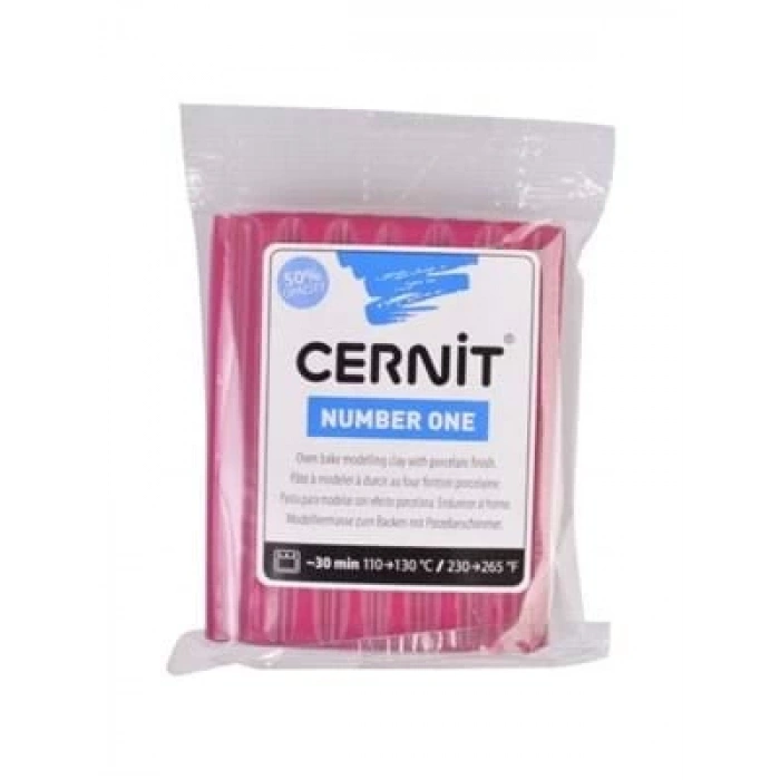 3E Grup - Cernit Fırınlanabilir Seramik Hamuru 56 Gr Bordo 62411