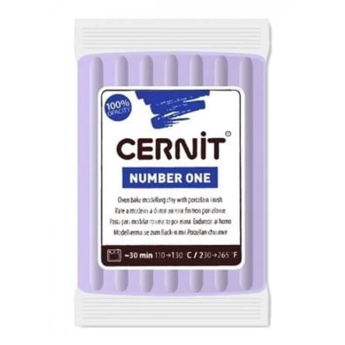 3E Grup - Cernit Fırınlanabilir Seramik Hamuru 56 Gr Lila 62931