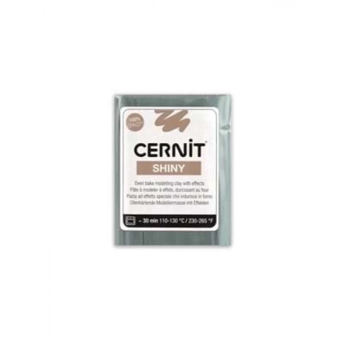 3E Grup - Cernit Fırınlanabilir Seramik Hamuru 56 Gr Metalik Ördek Yeşili56630