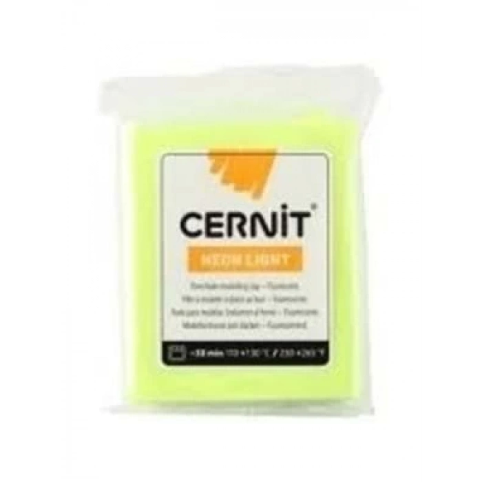 3E Grup - Cernit Fırınlanabilir Seramik Hamuru 56 Gr Neon Sarı 62700