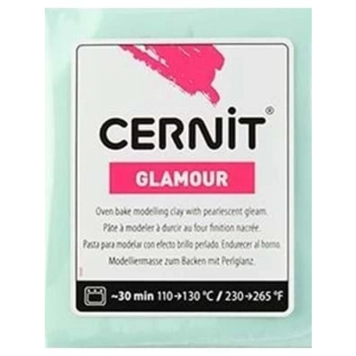 3E Grup - Cernit Fırınlanabilir Seramik Hamuru 56 Gr Sedefli Açık Yeşil 56611