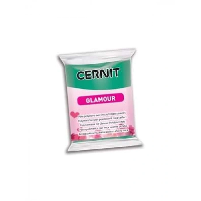 3E Grup - Cernit Fırınlanabilir Seramik Hamuru 56 Gr Sedefli Yeşil 62600