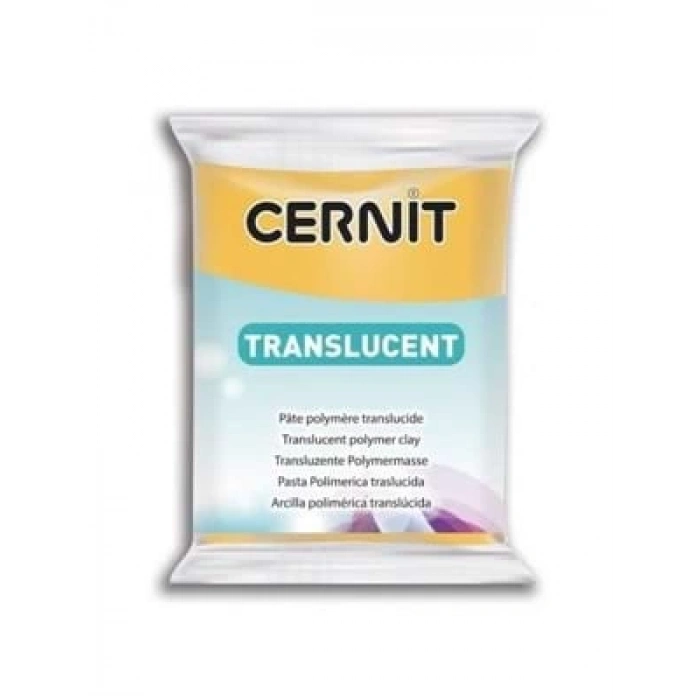 3E Grup - Cernit Fırınlanabilir Seramik Hamuru 56 Gr Yarı Saydam Amber 62721