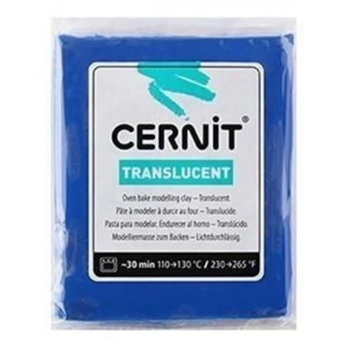 3E Grup - Cernit Fırınlanabilir Seramik Hamuru 56 Gr Yarı Saydam Safir 62275
