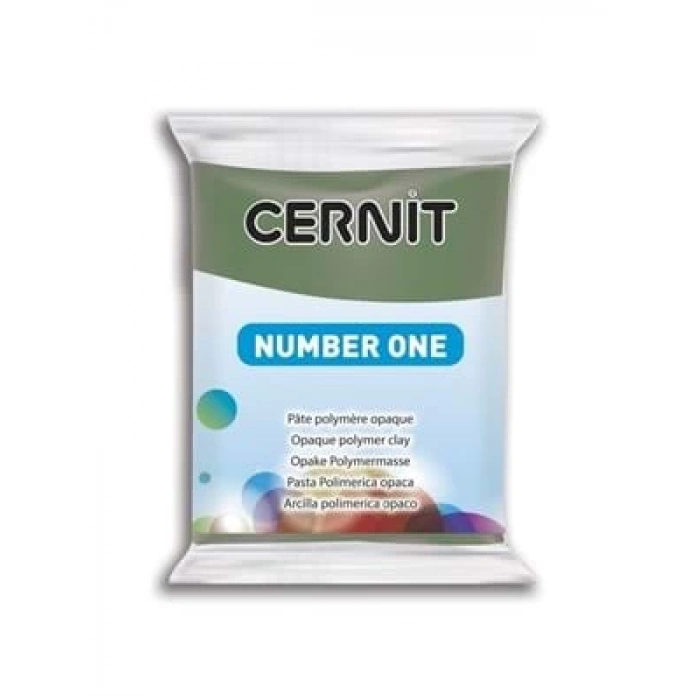 3E Grup - Cernit Fırınlanabilir Seramik Hamuru 56 Gr Zeytin Yeşili 62645