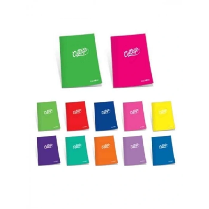 3E Grup - Çınar College A4 Tel Dikişli Pp Kapak Defter Kareli 120 Yp 76027