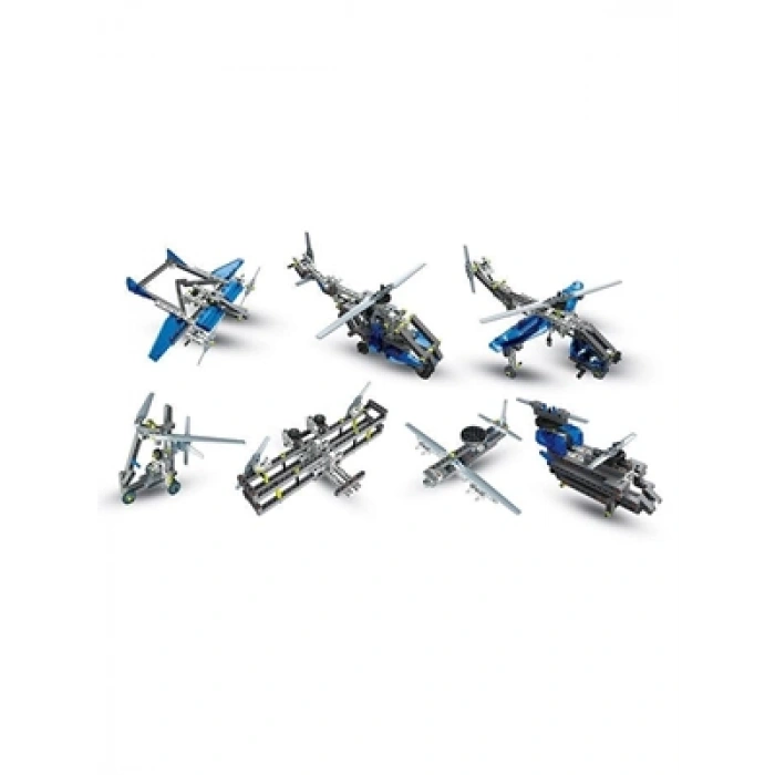 3E Grup - Clementoni Bilim ve Oyun Mekanik Laboratuvarı Aeroplanes&helicopters Cle-75028tr