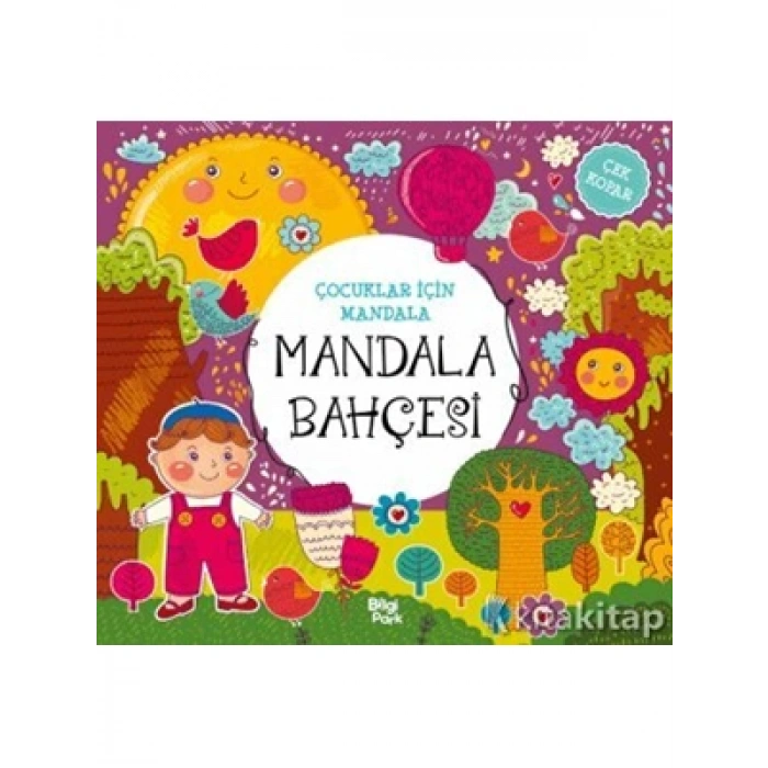 3E Grup - Çocuklar İçin Mandala - Mandala Bahçesi - Bilgipark Yayınları