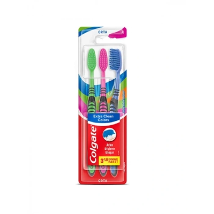 3E Grup - Colgate Diş Fırçası Extra Color 2+1 10215086