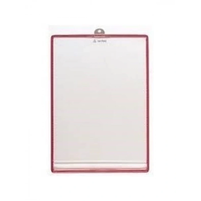 3E Grup - Daf A4 Askılı Havuz Evrak Şömizi Dikey Kırmızı 07540