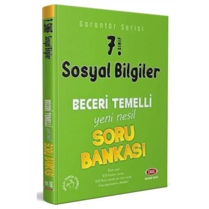 3E Grup - Data Yay.-garantör 7.sınıf Sosyal Bilgiler Soru Bankası 2122