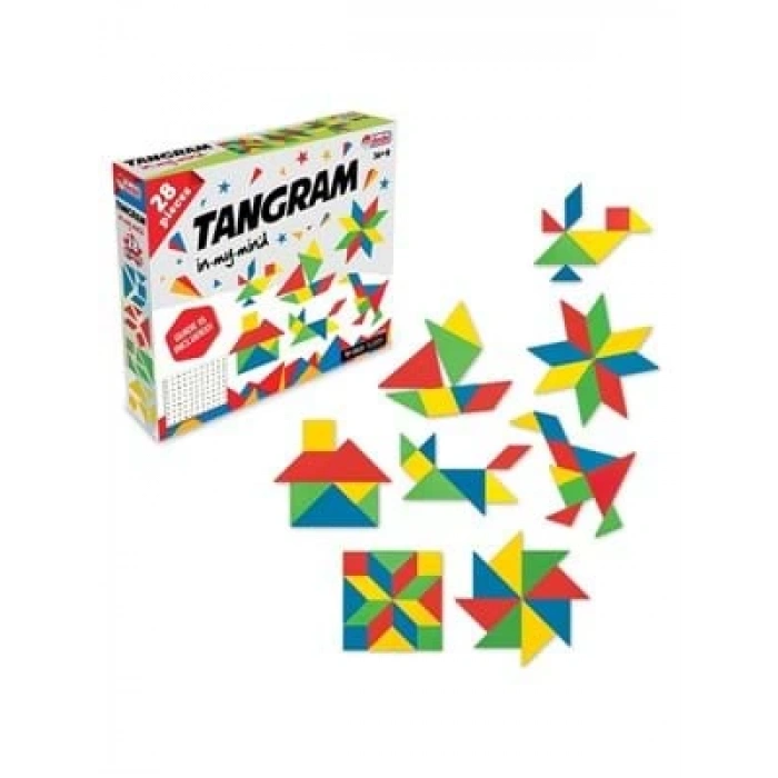 3E Grup - Dede 28 Parça Tangram Kutulu 03698