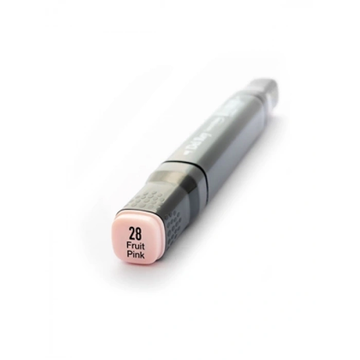 3E Grup - Del Rey Twin Çift Uçlu Marker Kalem R28 Fruit Pink