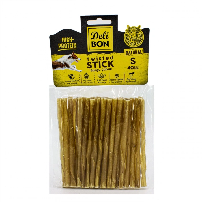 3E Grup - Delibon Deri Burgu Çubuk 40 Adet Natural