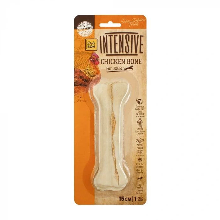 3E Grup - Delibon İntensive Tavuklu Kemik 15Cm 1 li Paket