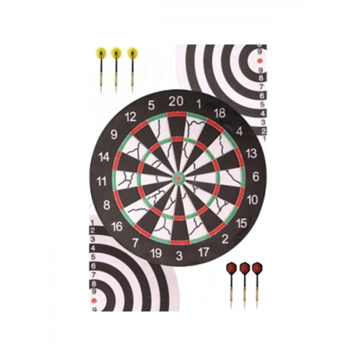 3E Grup - Delta Flocked Dart Seti (6x18 Gr İğne Uçlu Ok+18 Tahta) Sdf76