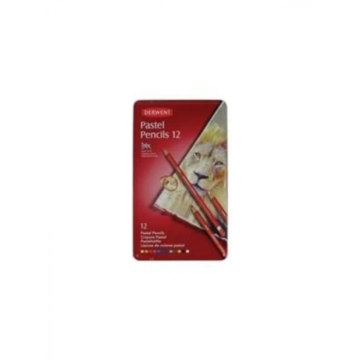 3E Grup - Derwent Pastel Pencıl Set 12li Teneke Kutu Dw32991