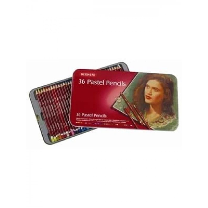 3E Grup - Derwent Pastel Pencıl Set 36lı Teneke Kutu Dw0700307