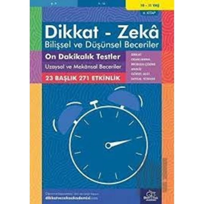 3E Grup - Dikkat - Zeka (10-11 Yaş) - On Dakikalık Testler - Dikkat ve Zeka Akademisi