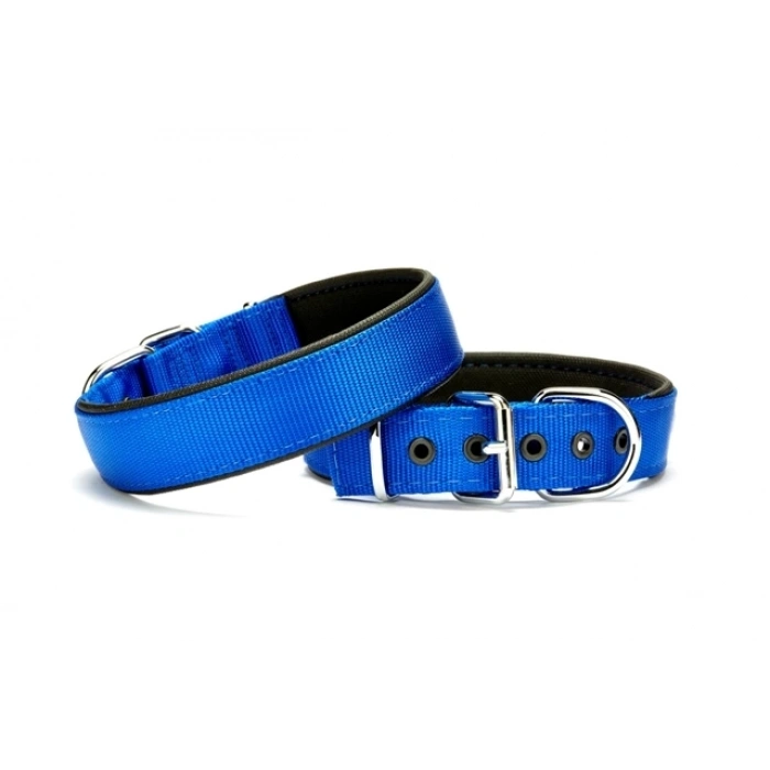 3E Grup - Doggie Köpek Tasması Softlu 3 cm x 65 cm Mavi