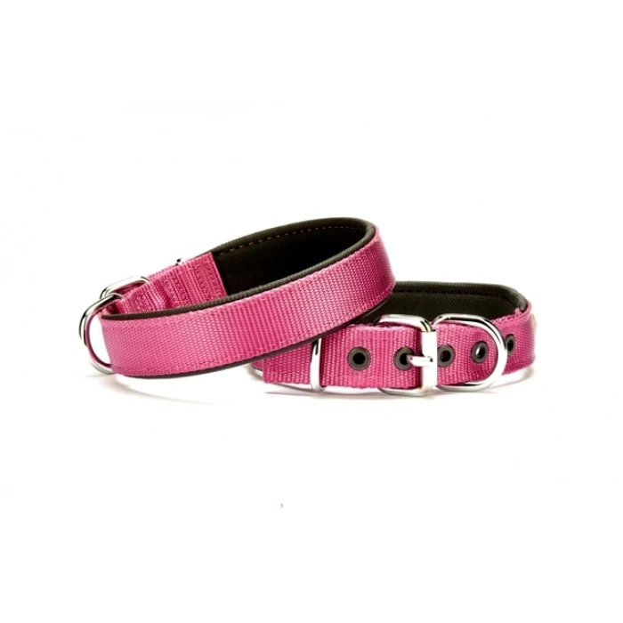 3E Grup - Doggie Softlu Dokuma Köpek Tasması 2,5 cm x 50 cm Mor