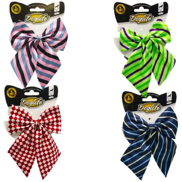 3E Grup - Doglife Kediler ve Köpekler İçin Kurdela Boyunluk (Karışık Renk/Desenlerde)