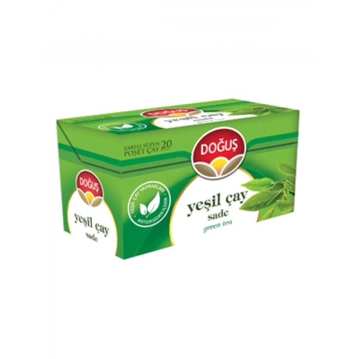 3E Grup - Doğuş Sade Yeşil Çay Süzen Poşet 1.75 Gr 20li