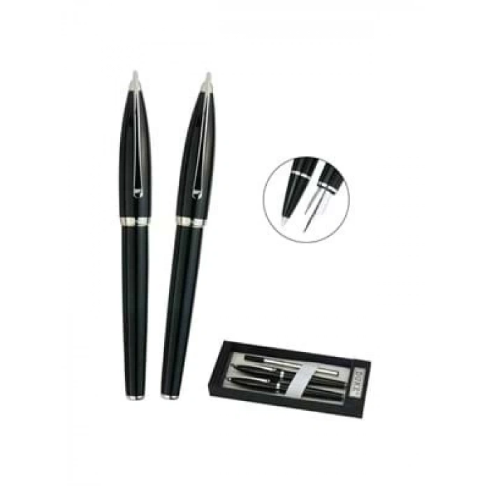 3E Grup - Duke Tükenmez Kalem+roller Kalem Siyah Klm0042