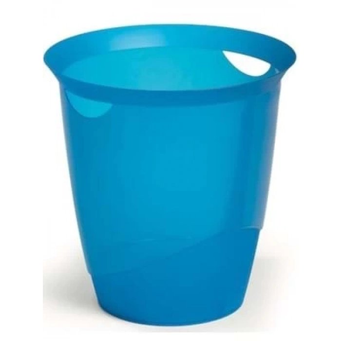 3E Grup - Durable Trend Çöp Kovası Şeffaf Mavi 1701710
