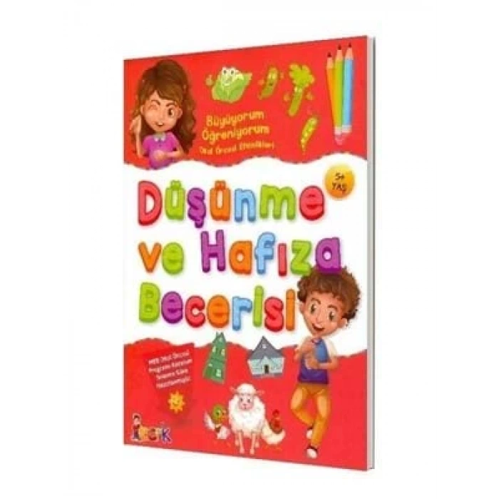 3E Grup - Düşünme ve Hafıza Becerisi-büyüyorum Öğreniyorum - Bıcırık Yayınları
