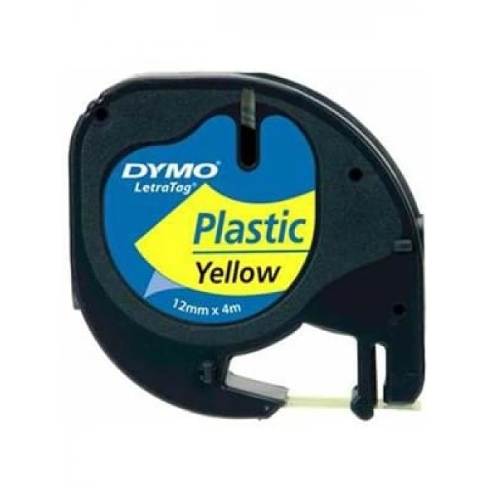 3E Grup - Dymo 12 Mmx4m Plastik Şerit Sarı 59423-0721620