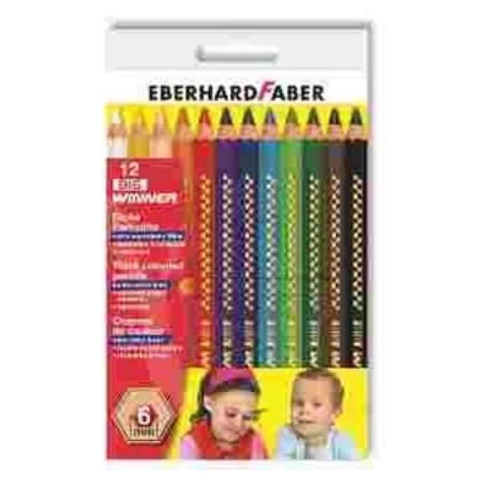 3E Grup - Eberhard Faber Big Winner Jumbo Boya Kalemi 12 Li