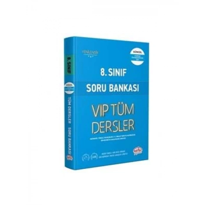 3E Grup - Editör Yay.-8.sınıf Vip Tüm Dersler Soru Bankası 2122