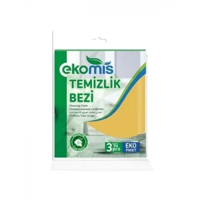 3E Grup - Ekomis Mikrofiber Temizlik Bezi 3lü 1312110