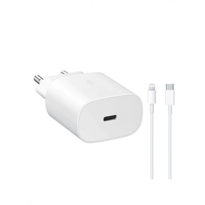 3E Grup - Elba Elb05-pd-25w1 Metre Type-c To Lightning Kablo + 25w Type-c Başlıklı Şarj Aleti