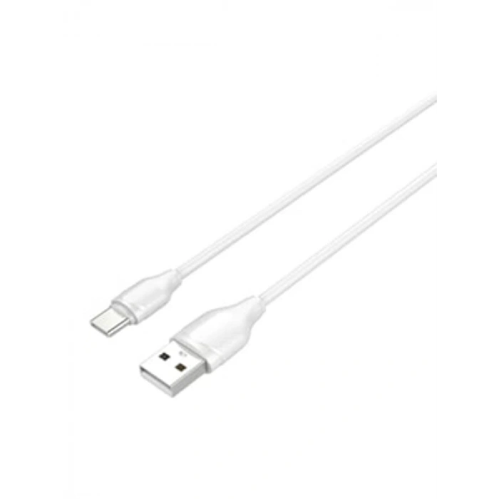 3E Grup - Elba Elb26-t3a 1 Metre Type-c Usb Şarj Kablosu Beyaz