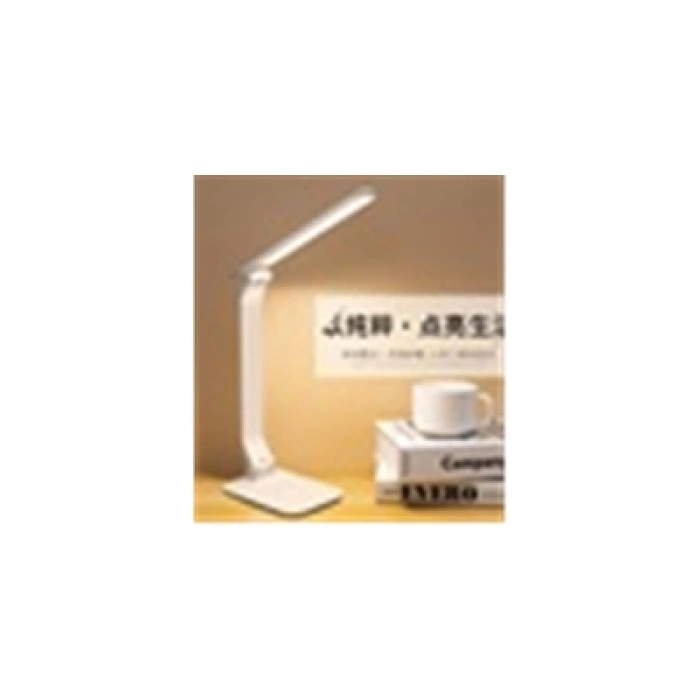 3E Grup - Elba Q808-2 Usb Şarjlı Masa Lambası Beyaz