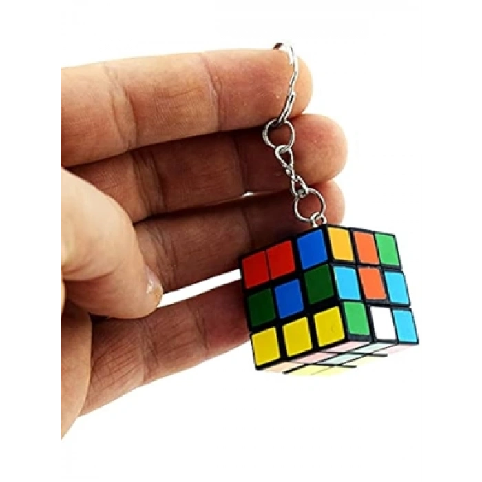 3E Grup - Elif Anahtarlık Zeka Küpü Metalik